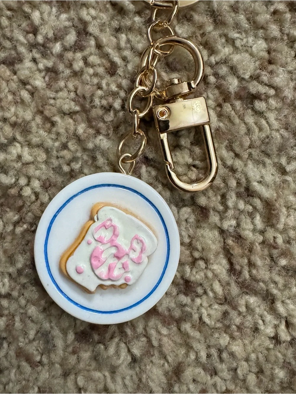 Disney Mickey Mouse Jelly Toast Keychain